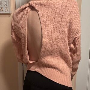 Millennial pink Hollister sweater